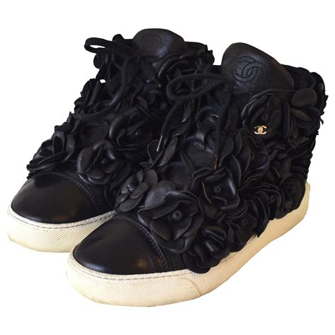 chanel camelia sneakers online|Chanel sneakers for women.